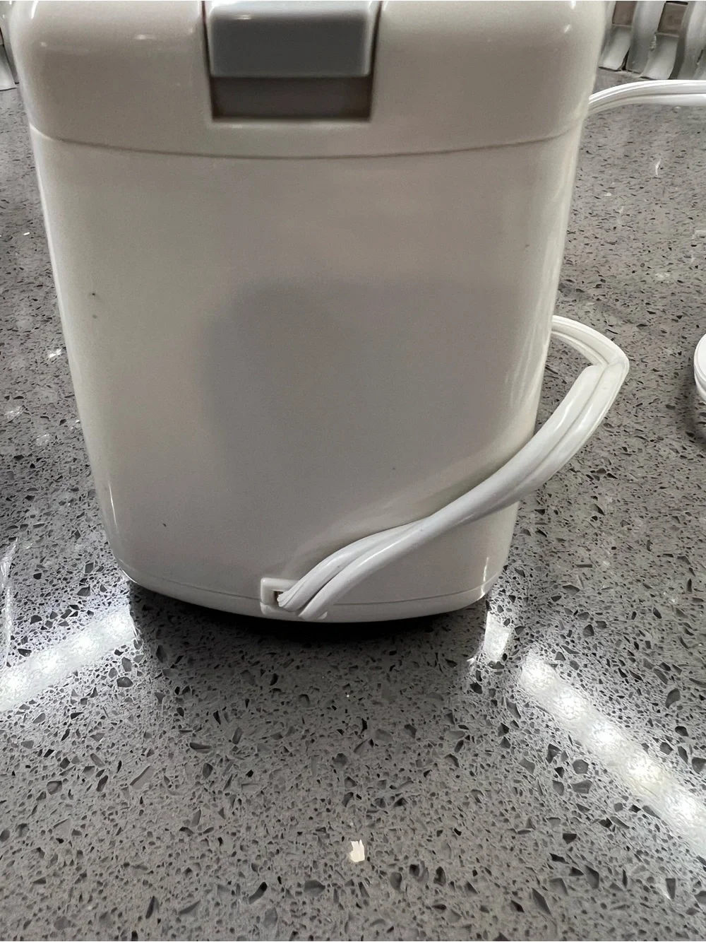 Kitchen Gourmet White Mini Food Chopper - Compact Electric Chopper